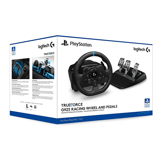 Volante G923 Trueforce Para Ps3/ps4/ps5/pc Doble Embrague LOGITECH