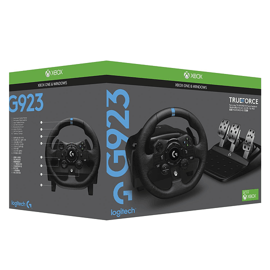 Volante carrera Logitech G923 TRUEFORCE para Xbox One, , Doble Embrague y Pedales