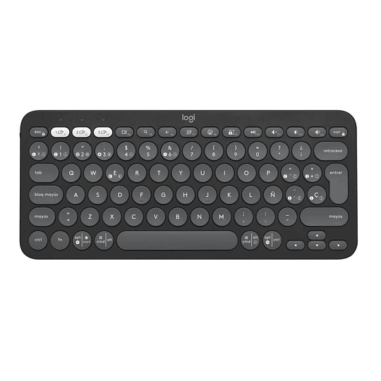 Teclado Logitech PEBBLE 2 K380 GRAFITO
