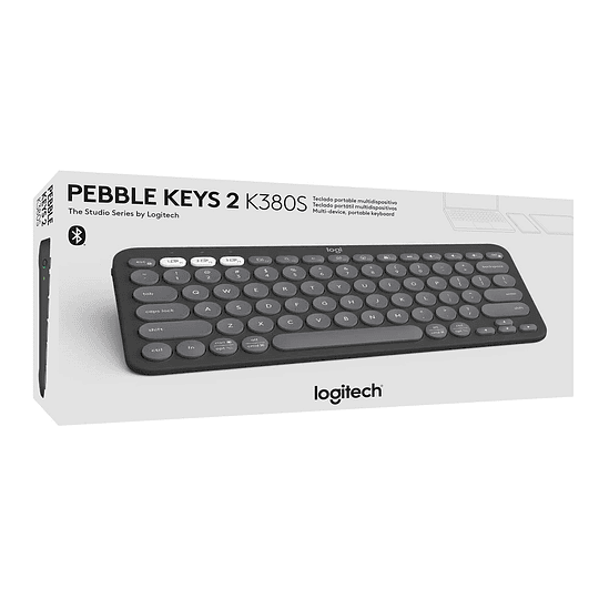Teclado Logitech PEBBLE 2 K380 GRAFITO