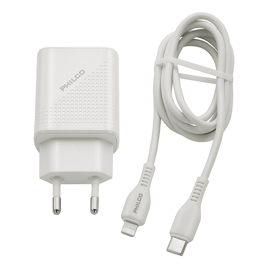 CARG. DE PARED QUALCOM C/PUERTO TIPO C Y CABLE LIGHTNING