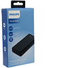 POWER BANK PHILIPS 20000 MAH NEGRO usb-c PORTATIL CARGA RAPIDA