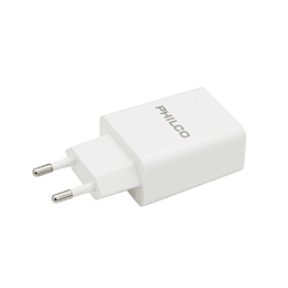 CARGADOR PHILCO QUALCOM 20W CON PUERTO TIPO C s/c