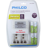 CARGADOR C/4 PILAS AA 2700 MAH PRE-CARGADAS
