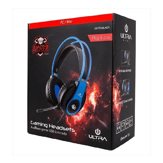 AUDIFONO GAMER USB 5.1 RETROILUMINADO ULTRA