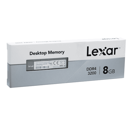 Memoria Ram DDR4 8GB 3200MHz Lexar UDIMM, CL22, 1.2V PC