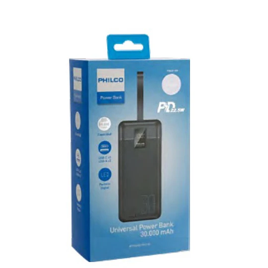 POWERBANK PHILCO 30.000MAH