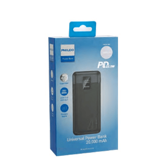 POWERBANK PHILCO 20.000MAH