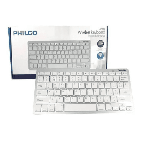 MINI TECLADO INALAMBRICO BLUETOOTH PARA APPLE/iPAD/iPHONE/MACBOOK PHILCO