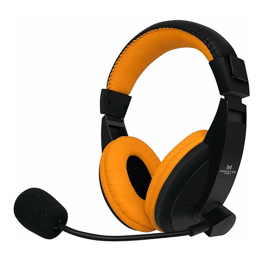 Audífonos Gamer Naranja 550 Monster