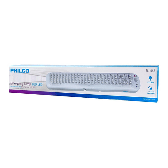 Lámpara De Emergencia 100 Led Philco EL463 3w