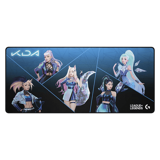 Mouse Pad Gamer Logitech G840 XL Edición KDA League of Legends, 40x90cm, 3mm