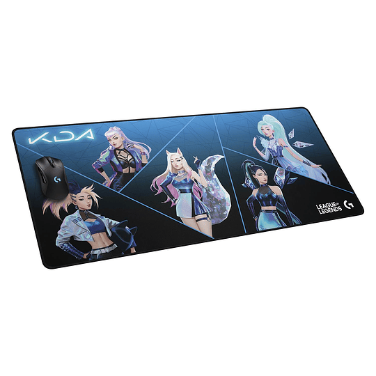 Mouse Pad Gamer Logitech G840 XL Edición KDA League of Legends, 40x90cm, 3mm