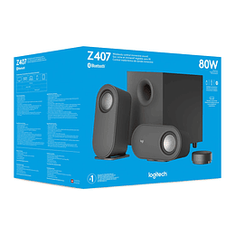 PARLANTE LOGITECH Z407 GRAPHITE