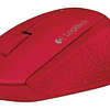 Mouse Inalámbrico Logitech M280 Rojo