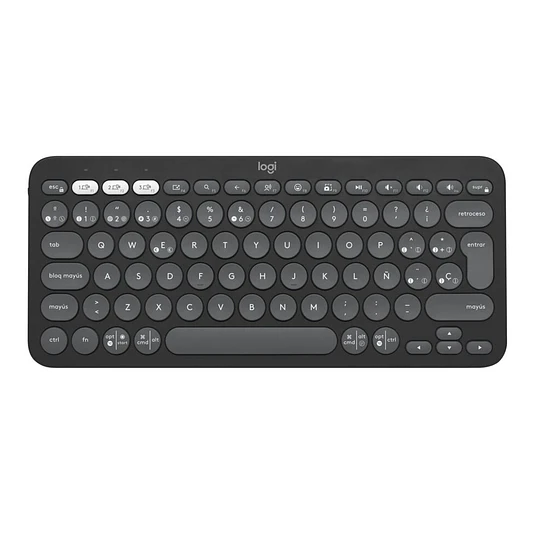 Teclado Logitech PEBBLE 2 K380 GRAFITO