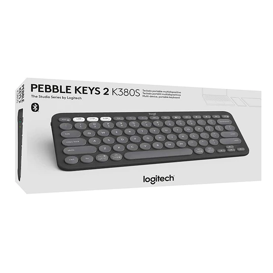Teclado Logitech PEBBLE 2 K380 GRAFITO