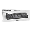 Teclado Logitech PEBBLE 2 K380 GRAFITO