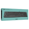 Teclado Logitech Alambrico K120 NEG 920-004422
