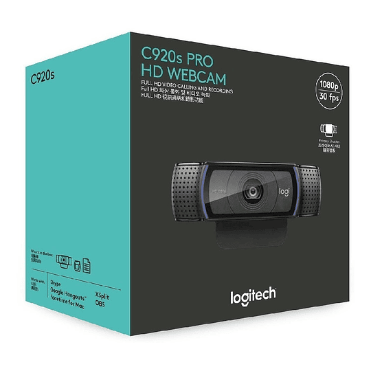 Webcam Pro HD C920S 960-001257 LOGITECH