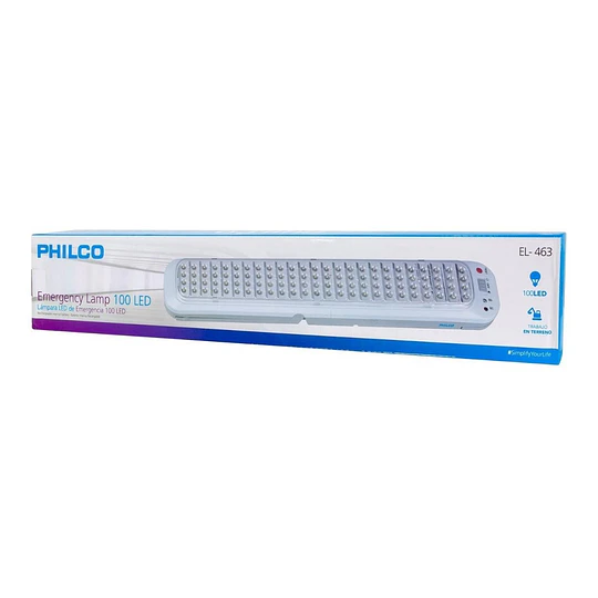 Lámpara De Emergencia 100 Led Philco EL463 3w