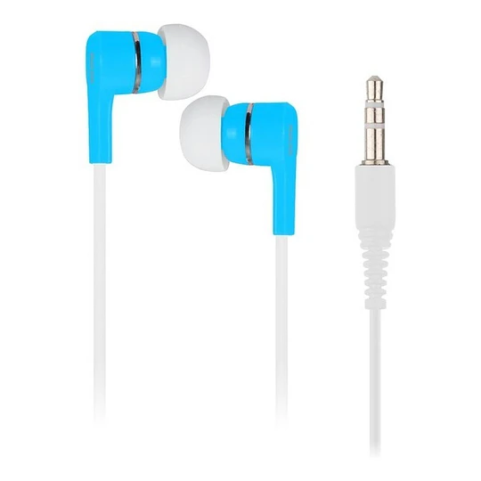 Audifono Alambrico Blanco Con Azul Philco