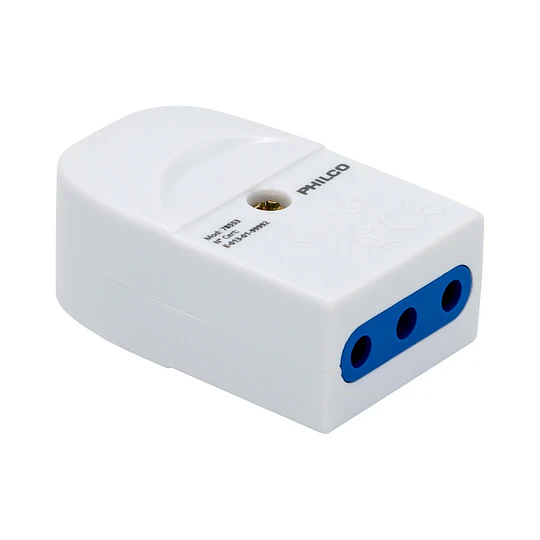 Enchufe Hembra Blanco 2p+t PHILCO