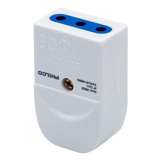 Enchufe Hembra Blanco 2p+t PHILCO