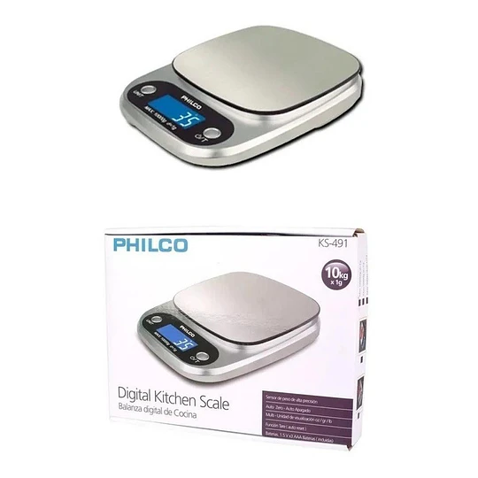 BALANZA DIGITAL COCINA KS491 PHILCO