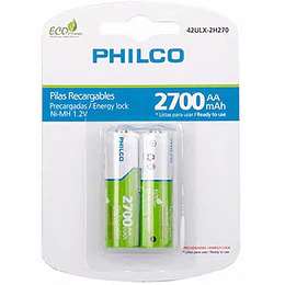 PILAS PRE-CARGADAS BLISTER 2 PILAS AA 2700 MAH