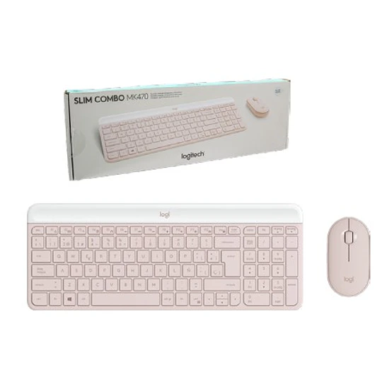 SLIM WIRELESS KEYBOARD AND MOUSE COMBO MK470