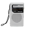 Radio A Pilas Philco Icf-20 Fm/am Portable De Bolsillo Gris