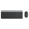 Kit Inalambrico teclado y mouse Logitech MK470 (Receptor USB, Grafito)