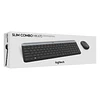 Kit Inalambrico teclado y mouse Logitech MK470 (Receptor USB, Grafito)