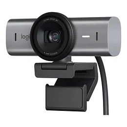 Webcam Logitech MX Brio (4K, 8.5MP, Micrófono, USB-C, Gris)