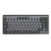 Teclado Mecánico Logitech MX Mechanical Mini, Bluetooth / Dongle USB, Grafito, Español