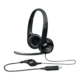 Audífonos Headset USB H390 negro