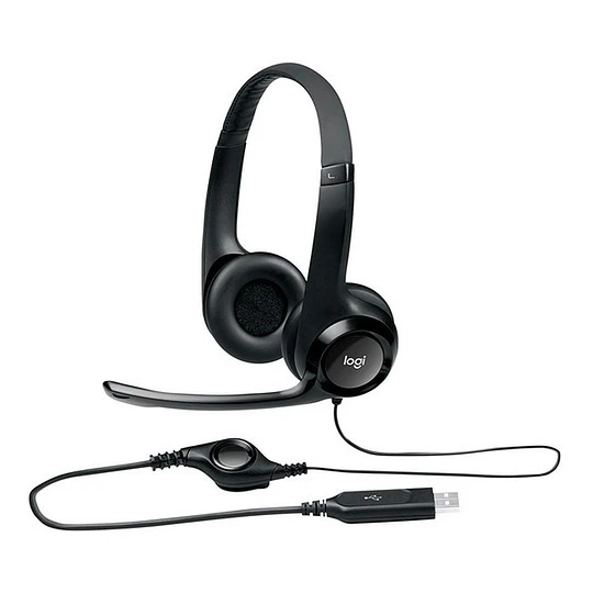 Audífonos Headset USB H390 negro