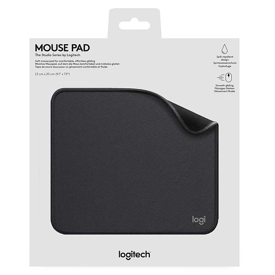 Mouse Pad Logitech Studio Series 23x20cm (Negro)