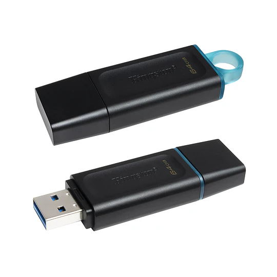 DTX/64GB-2P-TH PACK 2 PENDRIVE EXODIA 64GB (740617-325560) KINGSTON