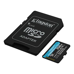 SDCG4/256GB MICROSDXC CANVAS GO PLUS GEN4 200MB/S A2 U3 V30