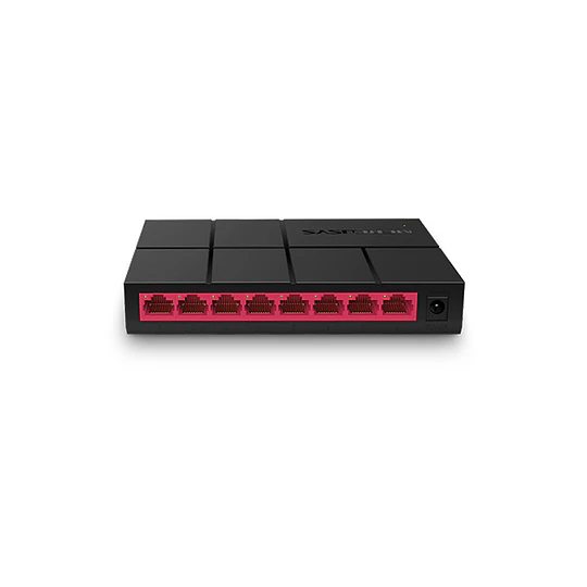 Switch de escritorio Mercusys MS108G, 8 Puertos, 10/100/1000 Mbps, Ultra compacto, Plug and play