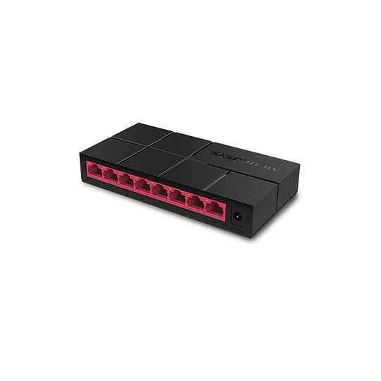 Switch de escritorio Mercusys MS108G, 8 Puertos, 10/100/1000 Mbps, Ultra compacto, Plug and play