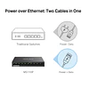 Switch TP-Link Mercusys MS110P 10 puertos 10/100, 8 PoE+ 65W