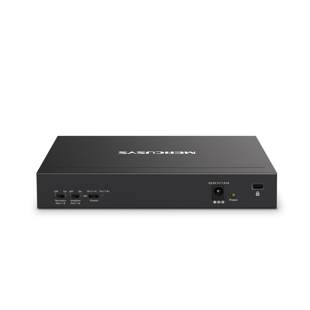 Switch TP-Link Mercusys MS110P 10 puertos 10/100, 8 PoE+ 65W