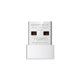 Adaptador USB Wi-Fi Mercusys MW150US 150Mbps Nano, Hasta 150Mbps (2.4GHz), USB 2.0