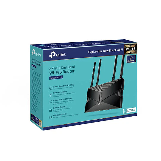 ROUTER ARCHER AX23  TPLINK AX1800 DUAL-BAND WI-FI 6