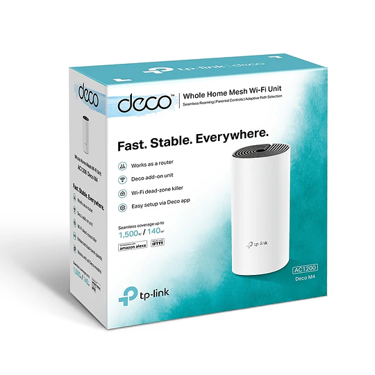 DECO M4(1-PACK) ROUTER TPLINK MESH  M4 WIFI 5  (1 PACK)