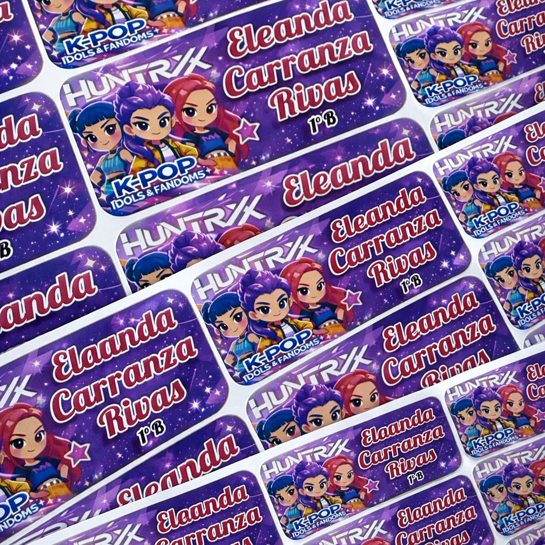 Pack Etiquetas Escolares 5