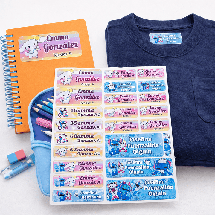 Promo Etiqueta Escolar + Etiqueta de Ropa 2